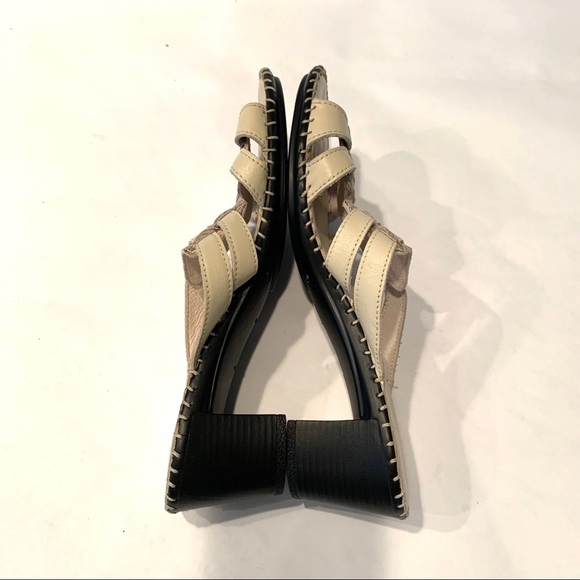 La Plume Isabelle Snake Print Leather Slides - Picture 4 of 10